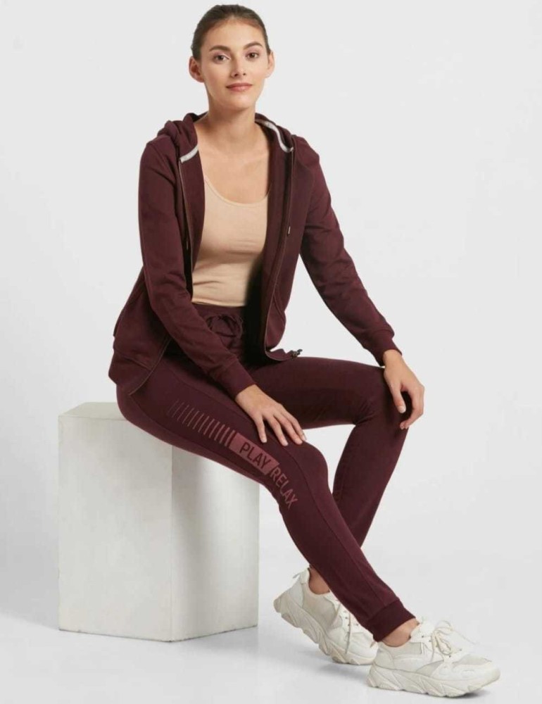 JOCKEY Striped Women Maroon Track Pants - Buy JOCKEY Striped Women Maroon Track  Pants Online at Best Prices in India