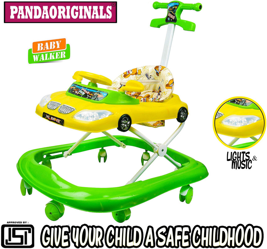 Pandaoriginals Musical Activity Walker With Parent Rod