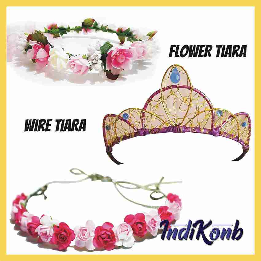 Flower crown tiara store