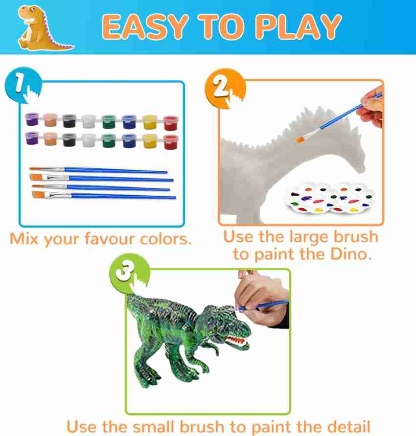 Kids Crafts and Arts Set Painting Kit - Dinosaurs Toys Art and