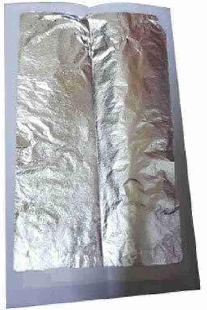 Buy GSWC Edible Silver Leaf for Cakes Bakers Facial and Sweet Royal Drinks,  4 x 6 inch (Pack of 35) Online at Best Prices in India - JioMart.