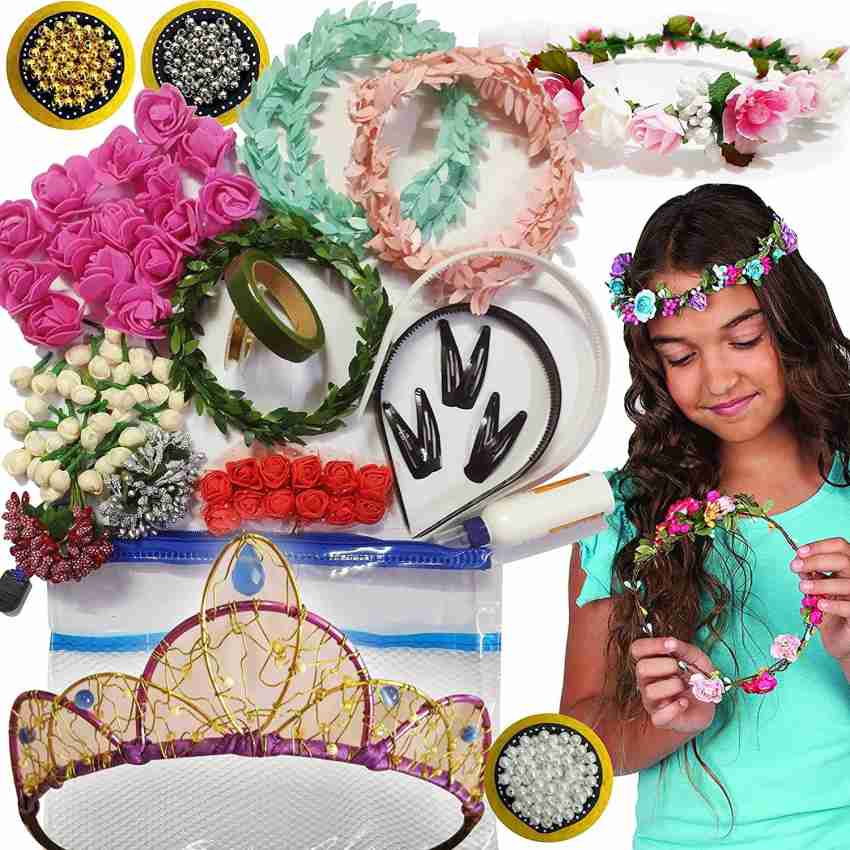 Flower Crown Kit  Diy flower crown, Flower crown, Fun diy crafts