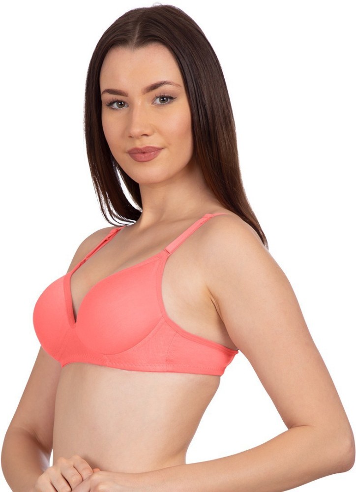 Buy Komli Women?s Heavily Padded Full Coverage T-Shirt Bra Panty