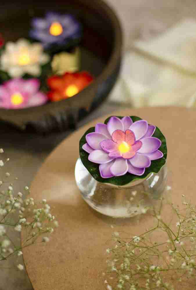 Lotus candle hot sale