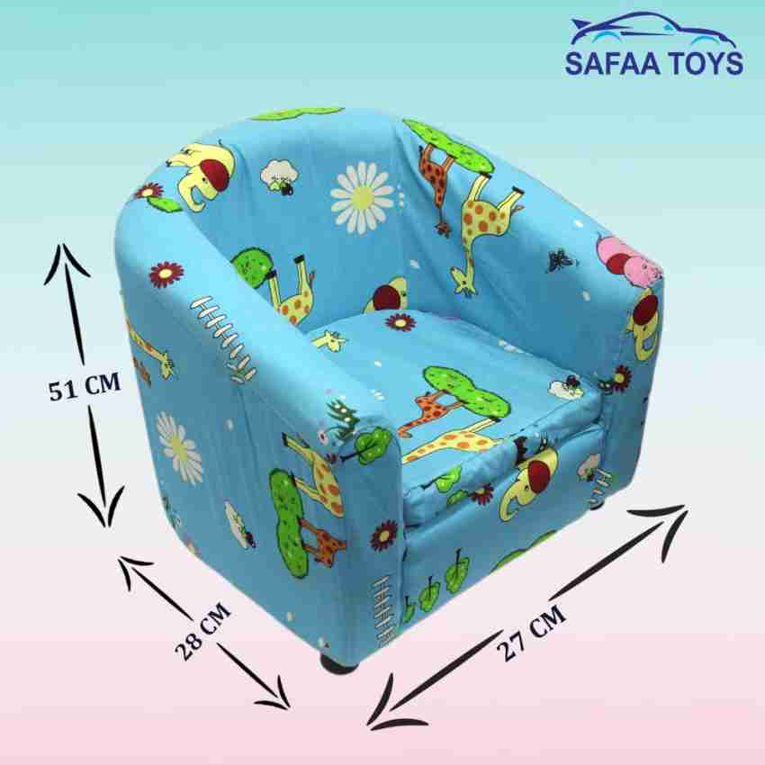 SAFAA TOYS Luxury Strong and Soft Printed Thick Fabric Kids Sofa