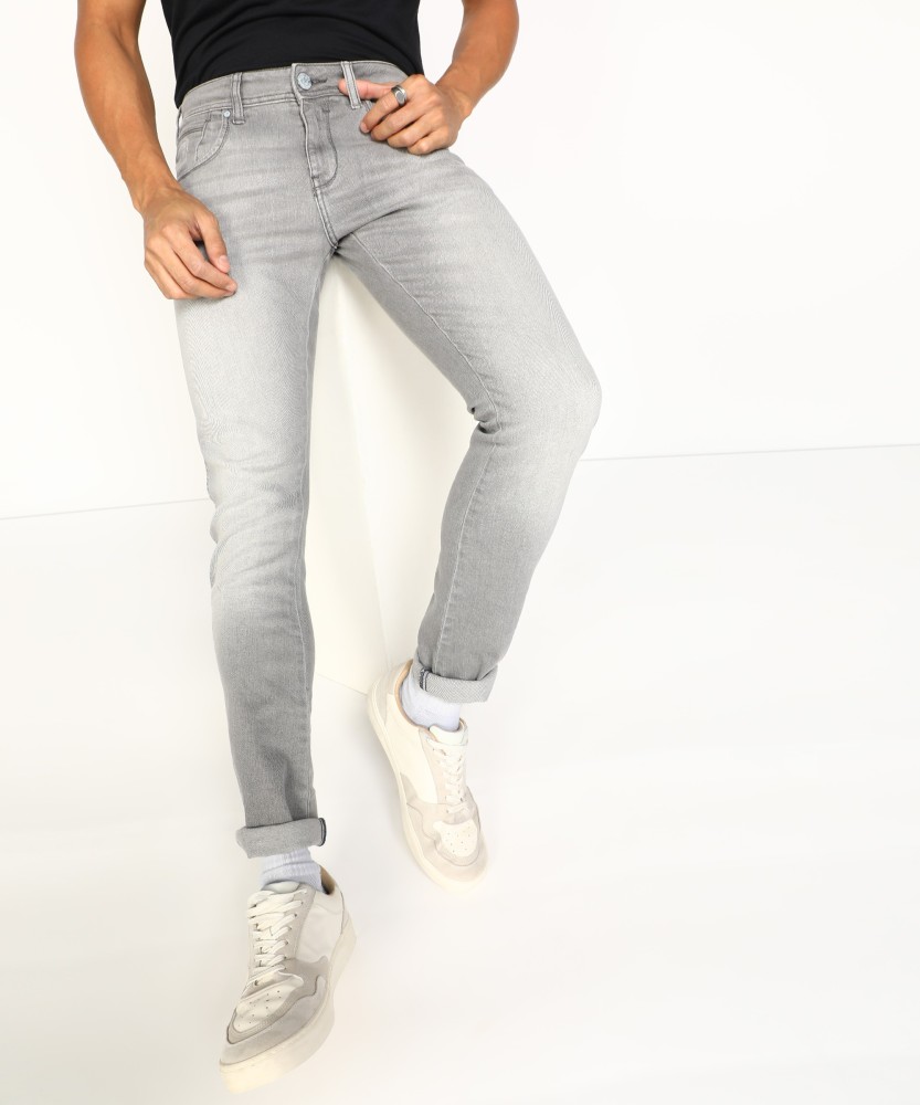 Steel best sale grey jeans