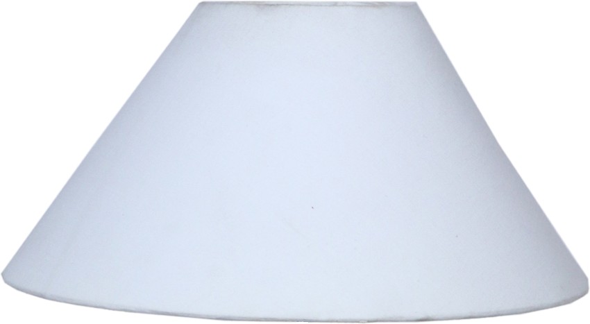 White cone light shade