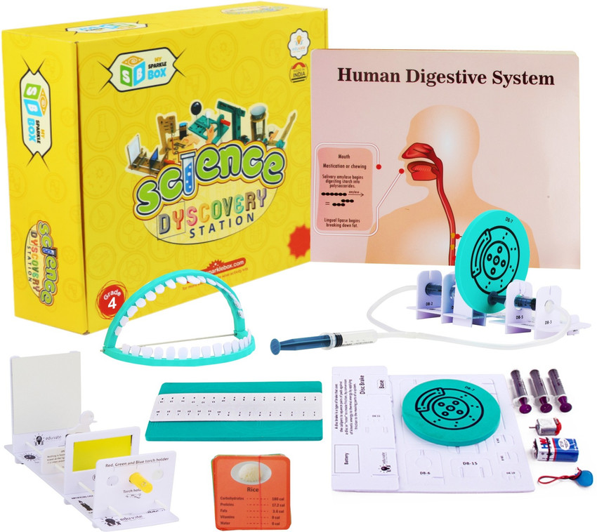 Sparklebox Science Class 4 Kit Gift for Kids 7 10 Years with 25