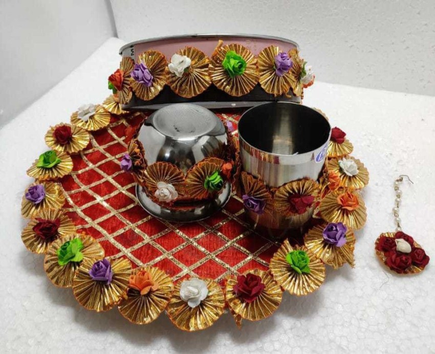 5 Diwali Pooja Thali Decoration Ideas | Best Aarti Thali Decorations