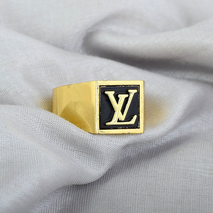 MissMister MissMister Gold Plated Louis Vuitton Logo Inspired high