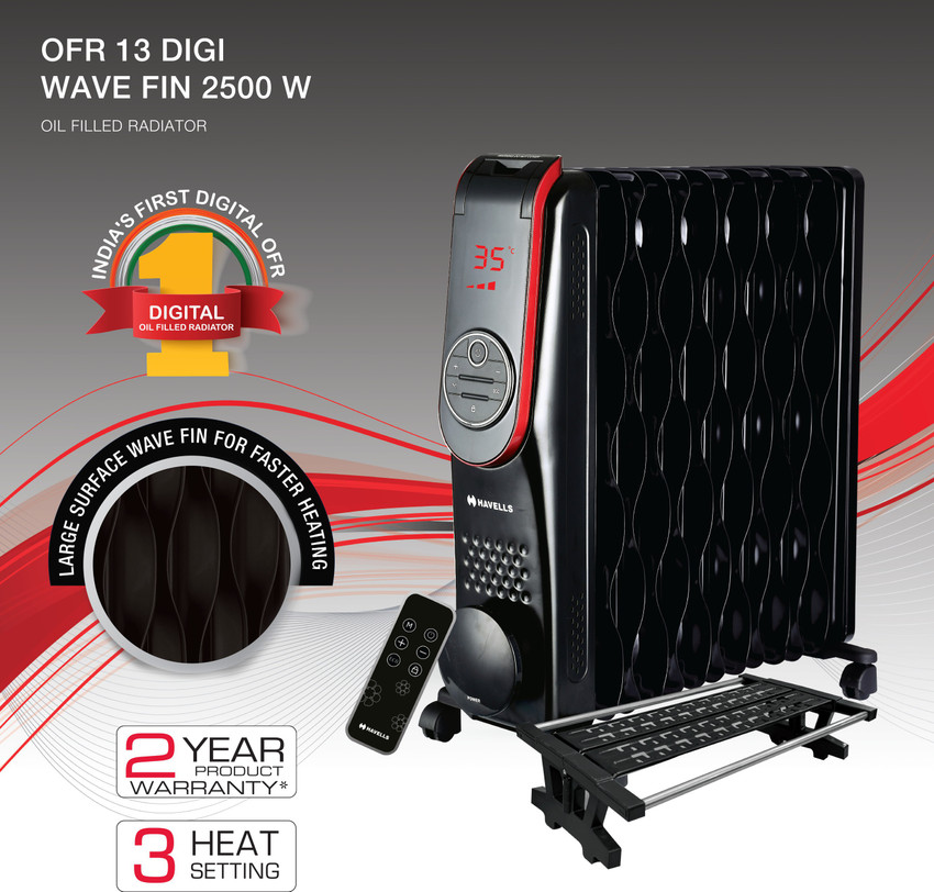 HAVELLS OFR 13 Digi Wave FIN Oil Filled Room Heater Price in India - Buy HAVELLS  OFR 13 Digi Wave FIN Oil Filled Room Heater online at Flipkart.com