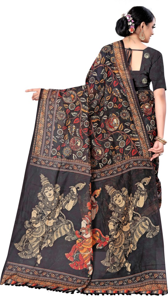 Kalamkari sarees deals online flipkart