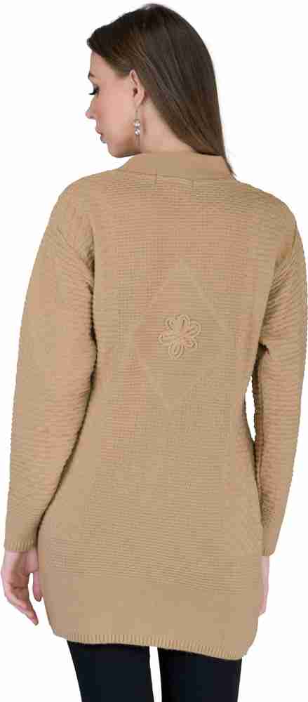 lady willington Self Design Round Neck Casual Women Brown Sweater - Buy lady  willington Self Design Round Neck Casual Women Brown Sweater Online at Best  Prices in India