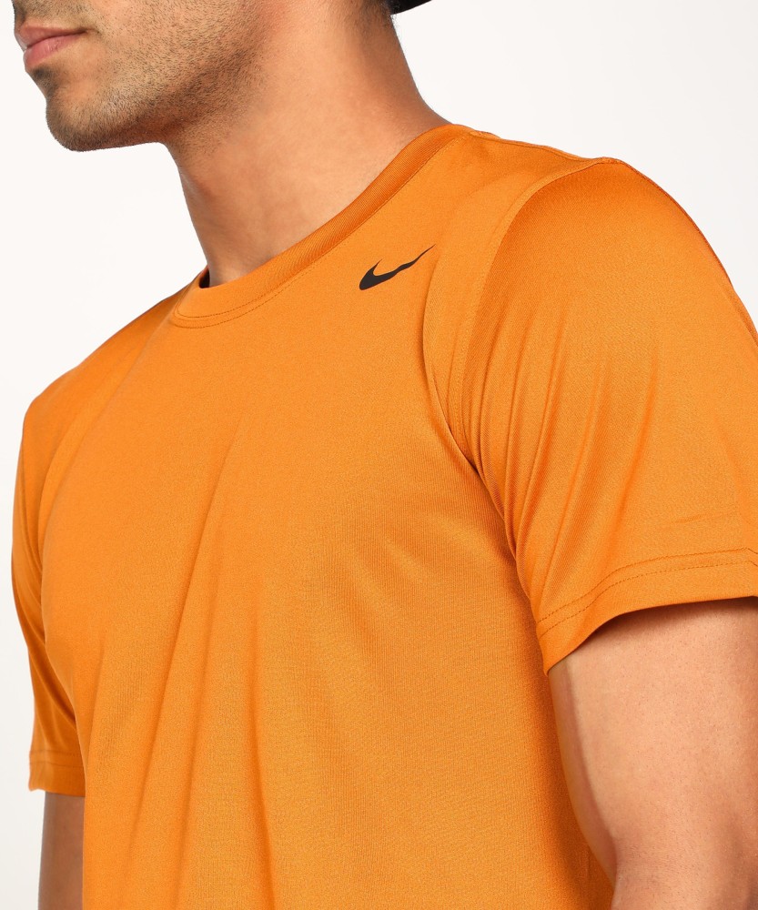 Nike black and orange cheap t shirt