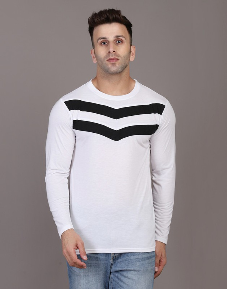 white full sleeve t shirt flipkart