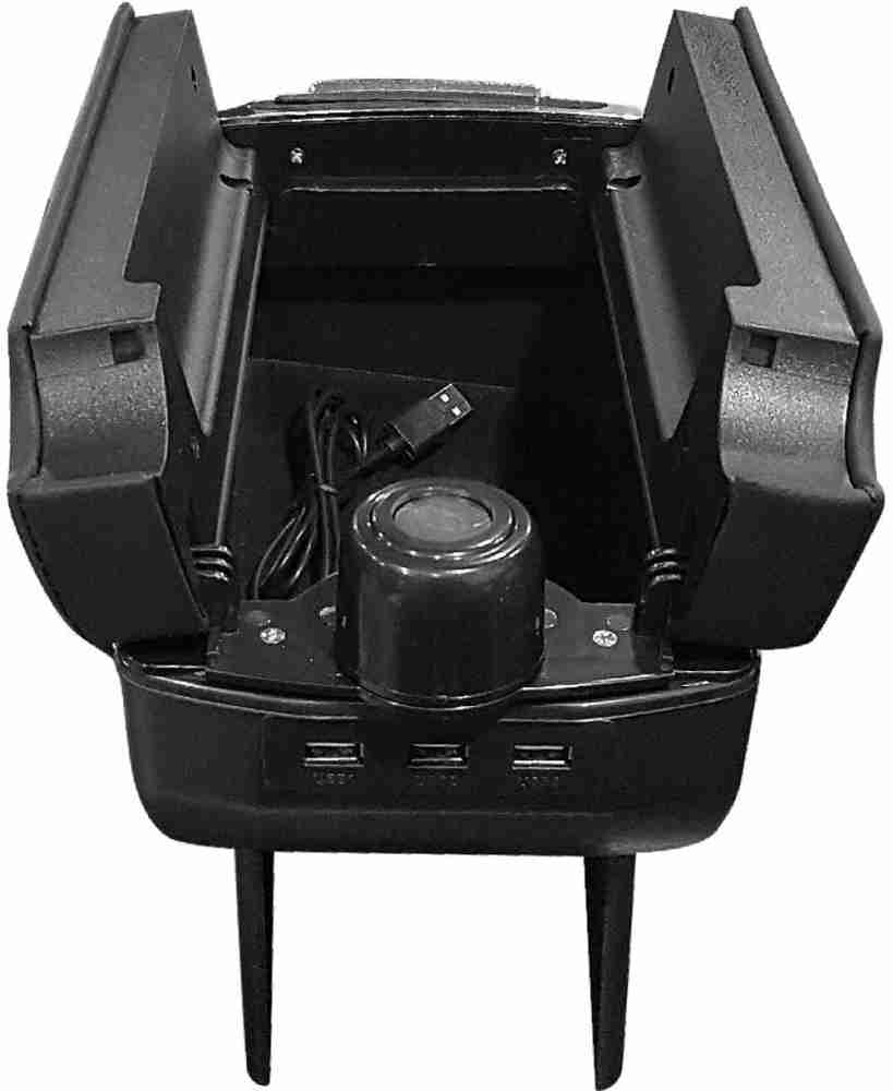 Rhtdm Center Console/Armrest with USB Ports, Glass Holder and
