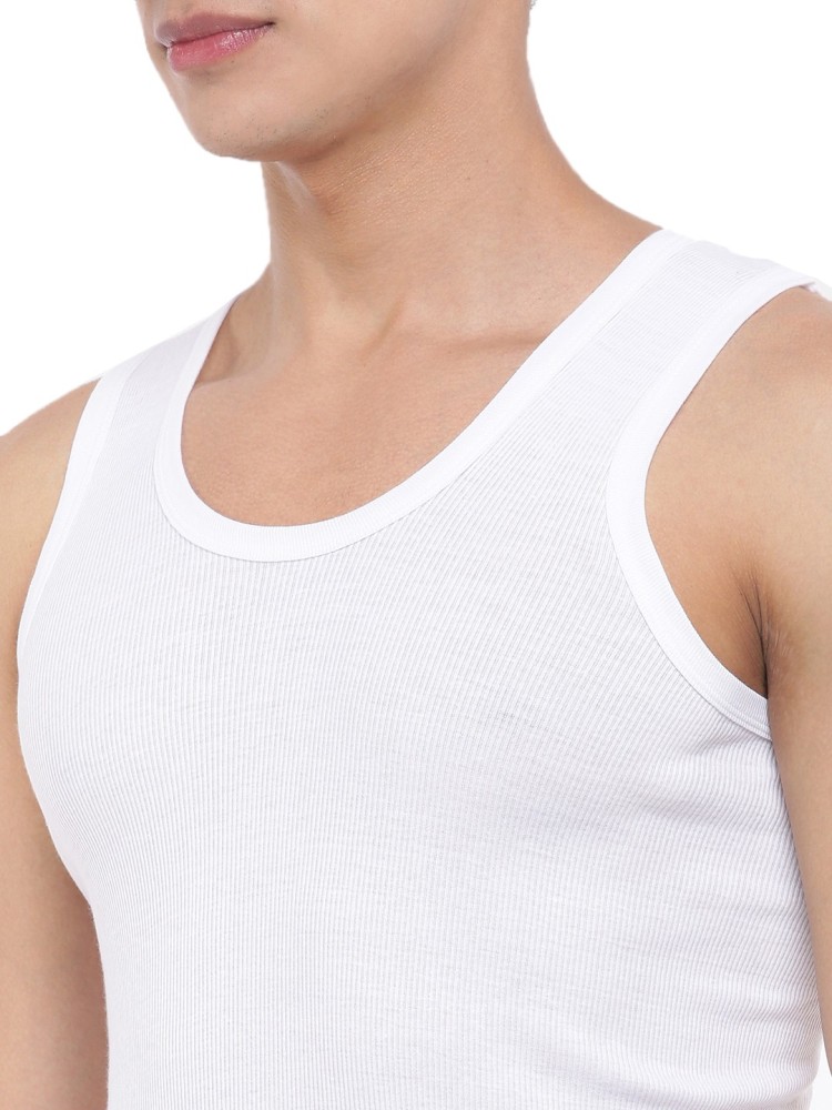 Dollar Bigboss Men Vest - Buy White Dollar Bigboss Men Vest Online