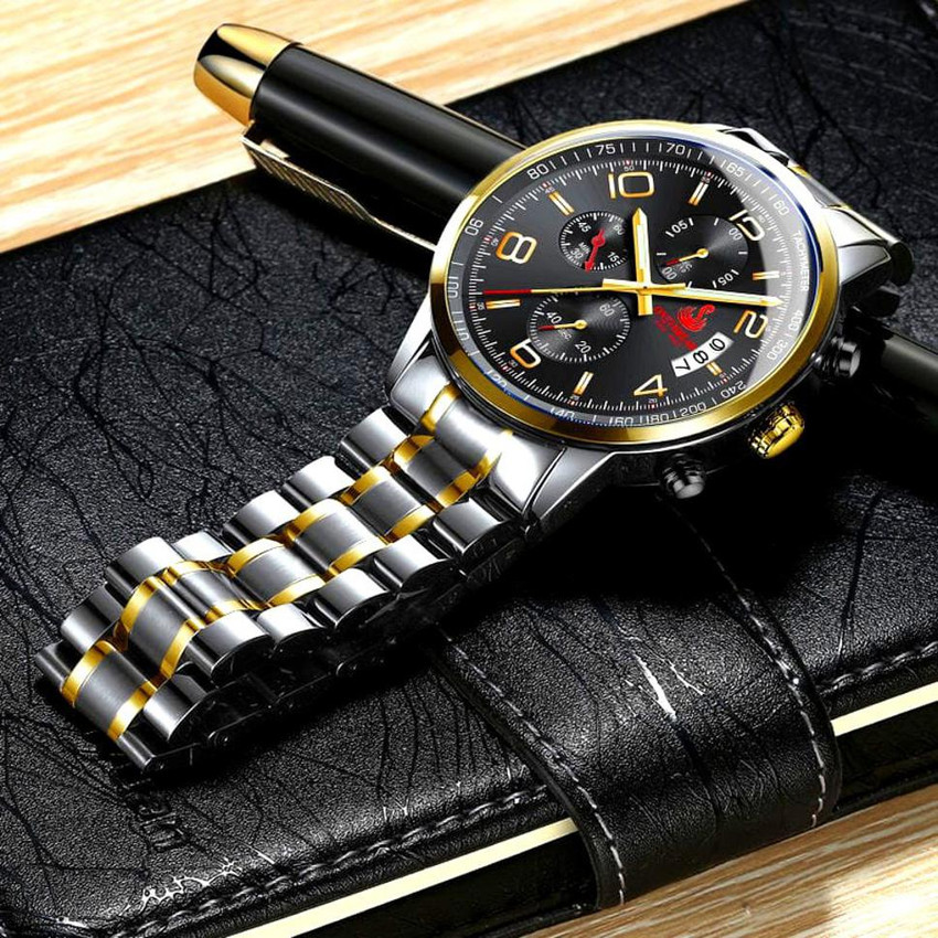 OneThread Imperial Aqua Cambridge Black Auto Calendar Business
