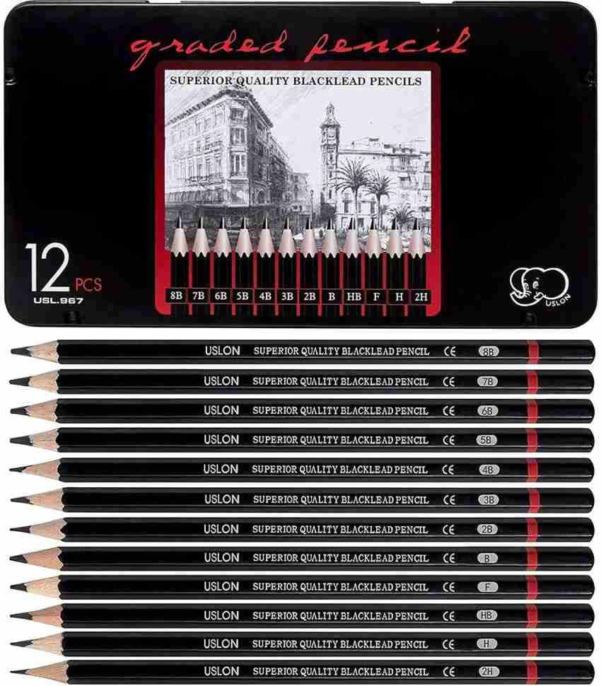 83 Pcs Drawing Kit Drawing Pencils Sketching Set and Colored