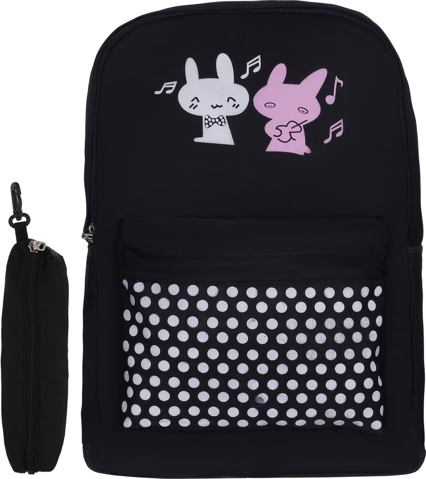 gifton Parashoot Quality Black Color MM School College bags for
