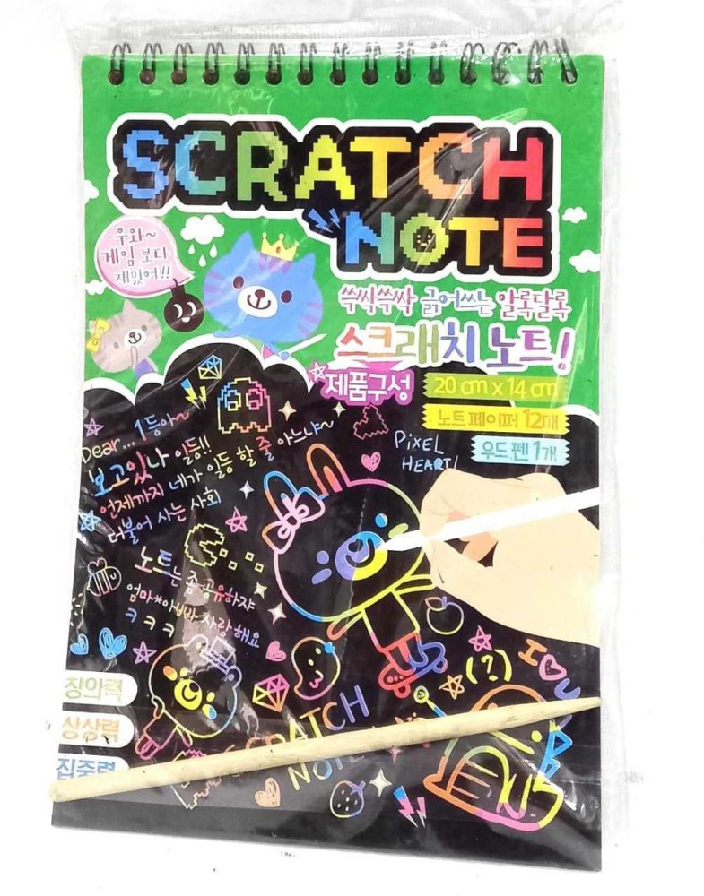 DIZA ATTIRE SCRATCH BOOK A3 Gift Set NO RULING 15 Pages Price in India -  Buy DIZA ATTIRE SCRATCH BOOK A3 Gift Set NO RULING 15 Pages online at