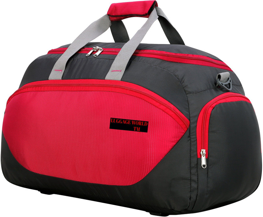 LUGGAGE WORLD Expandable Small Cabin Luggage Duffel Bags Travel Outdoor Travelling bag for men Women Stylish Duffel Without Wheels Red Price in India Flipkart