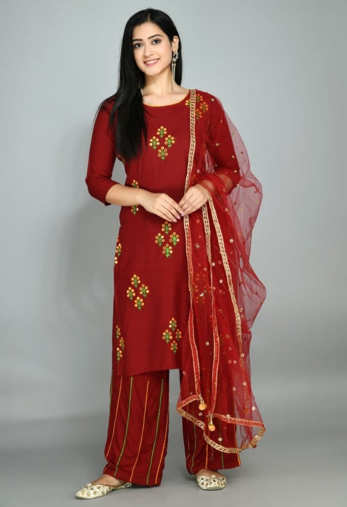 Shayamstore Women Kurta Pant Dupatta Set - Buy Shayamstore Women Kurta Pant  Dupatta Set Online at Best Prices in India