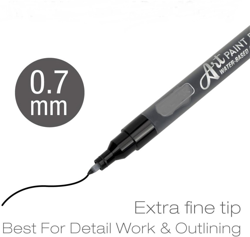 45 Artistro Acrylic Paint Pens 30 Medium 15 Fine Tip Markers Set