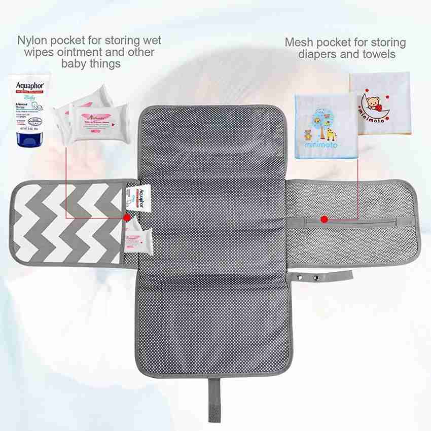 PATPAT Baby Changing Mat Changing Pad with Head Cushion