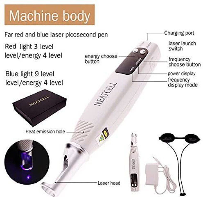 NEATCELL  5th Session  At Home Laser Tattoo Removal  Picosecond Handheld Laser  Pen Tattoo Removal  YouTube