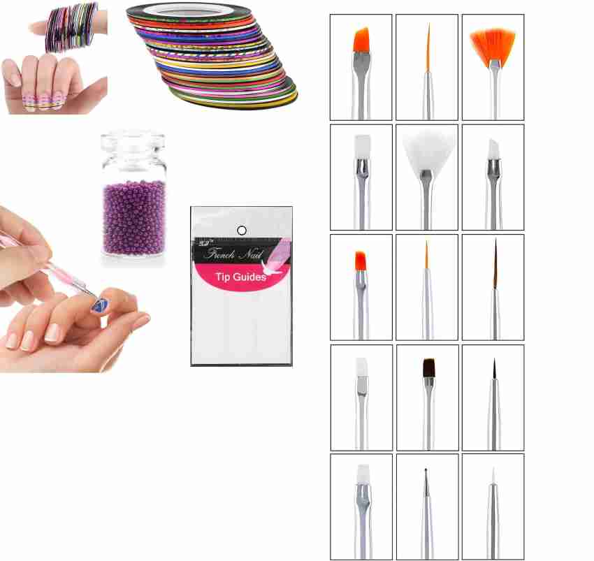 Original Set of 15 Nail Art Brushes in Pakistan