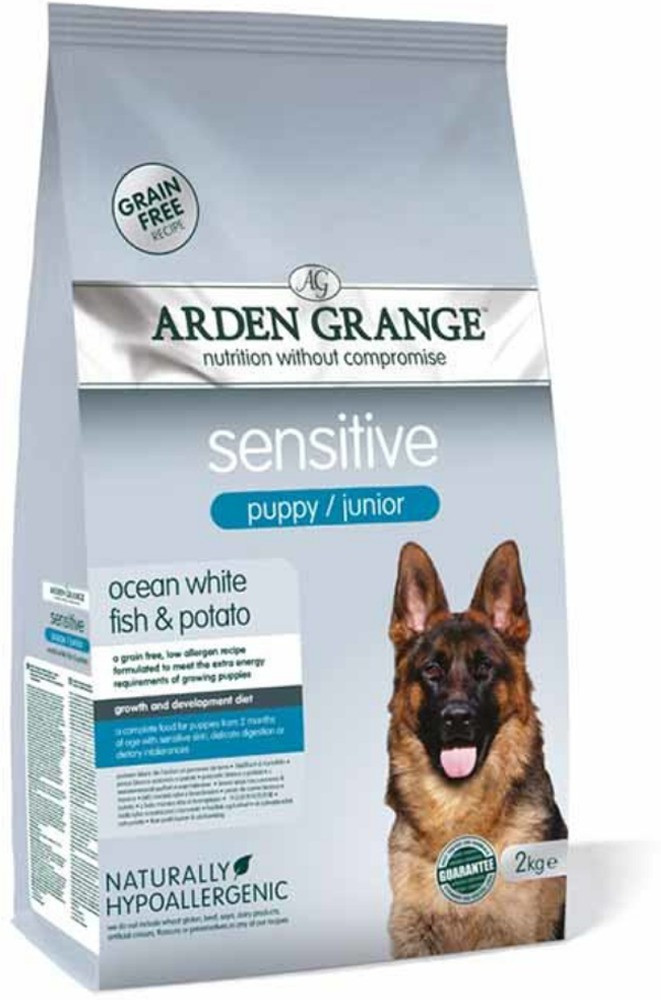 Arden Grange Junior Sensitive Dry Puppy Food Fish 12 kg Dry Young