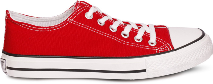 Girls red best sale canvas shoes
