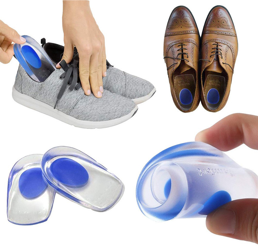 PRIYA ENTERPRISE Gel Silicon Heel Pad for Heel Ankle Pain Shoe