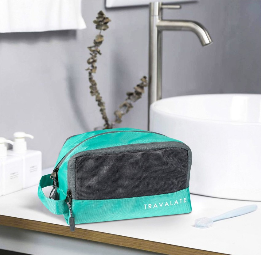 Travalate Water-Resistant Travel Toiletry Bag Shaving Kit/Pouch