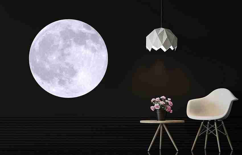 Moon night shop light wall