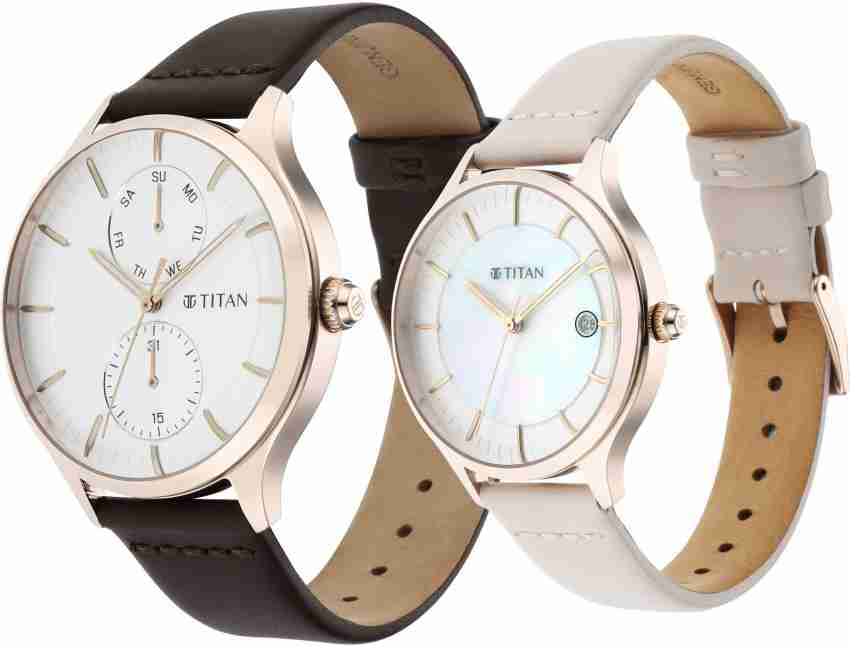 Couple wrist watch outlet titan