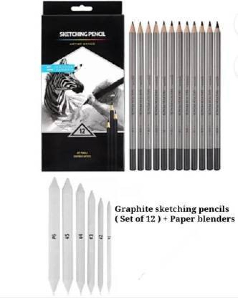 Sabahz Trading Art Ranger Kalour 70 Pc Box Art Sketching Kit Graphite  Charcoal Drawing Pencil Set for Artist Kit Painting Shading Sketch Kit   Amazonin Home  Kitchen