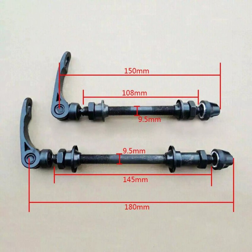 Mtb quick release outlet axle