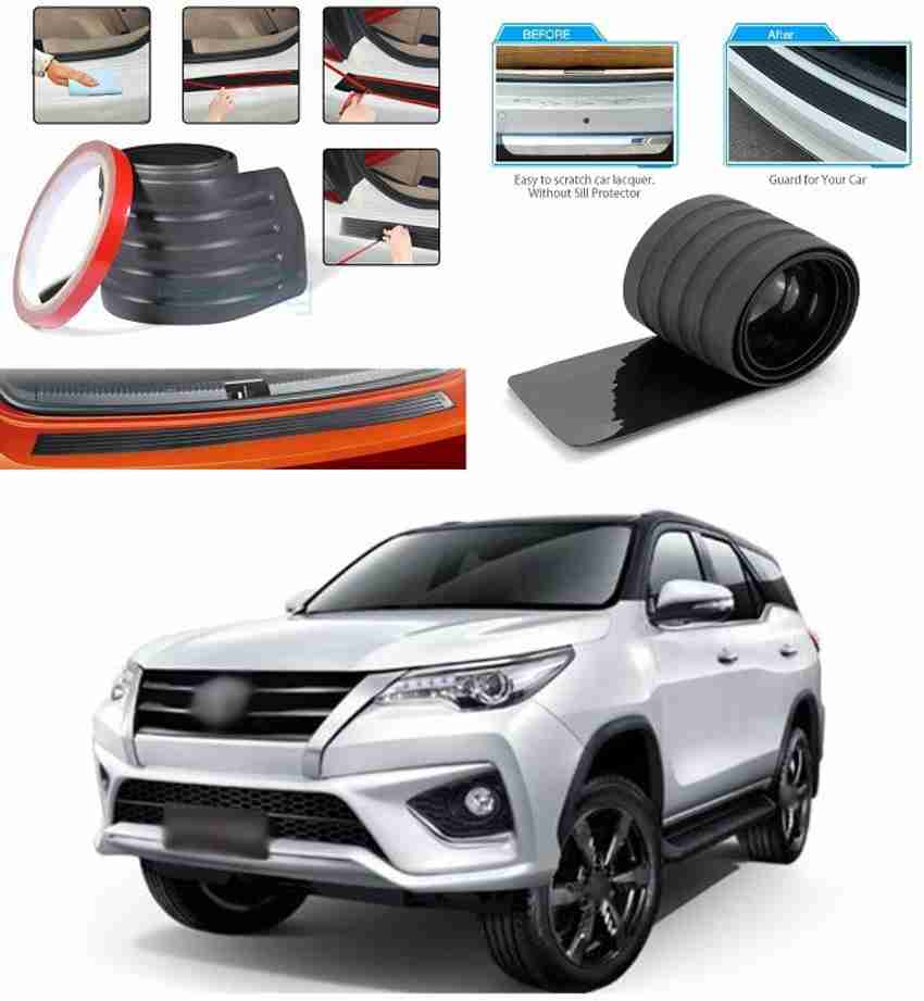 Toyota fortuner rear bumper sill protector deals