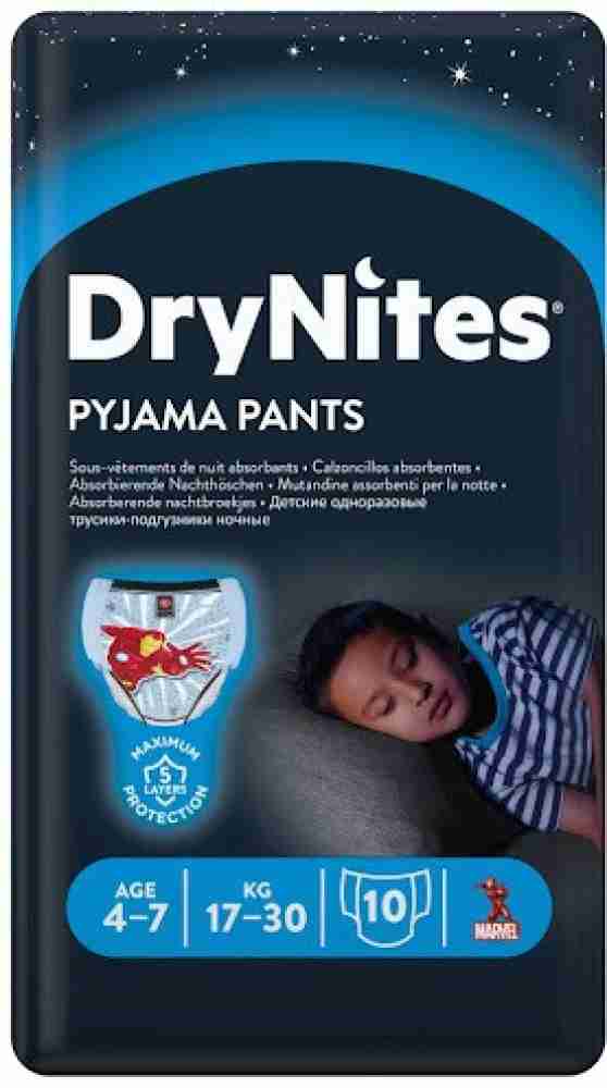 Huggies DryNites 4-7 Years Boy's Pyjama Pants x 10, Baby