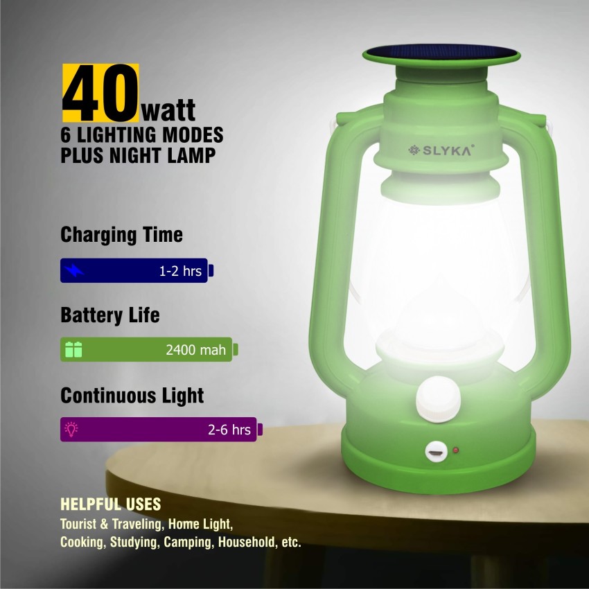 Green Camp Lantern Night Light