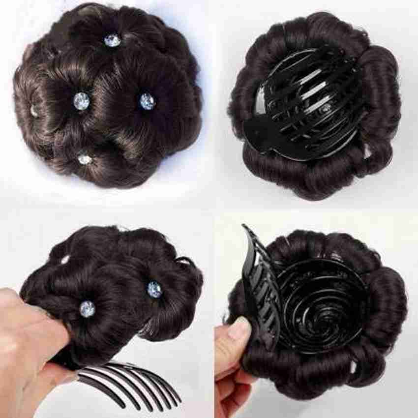 Hair store bun artificial