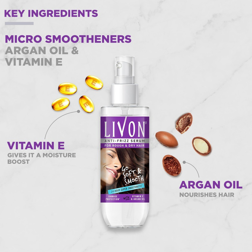 LIVON Hair Serum for Women Men for Dry and Rough Hair 24 hour frizz free Smoothness Price in India Buy LIVON Hair Serum for Women Men for Dry and Rough Hair