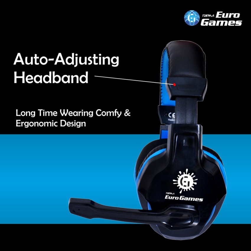 Matlek Gaming Headphones With Adjustable Mic, Deep Bass Wired Gaming  Headset Price in India - Buy Matlek Gaming Headphones With Adjustable Mic