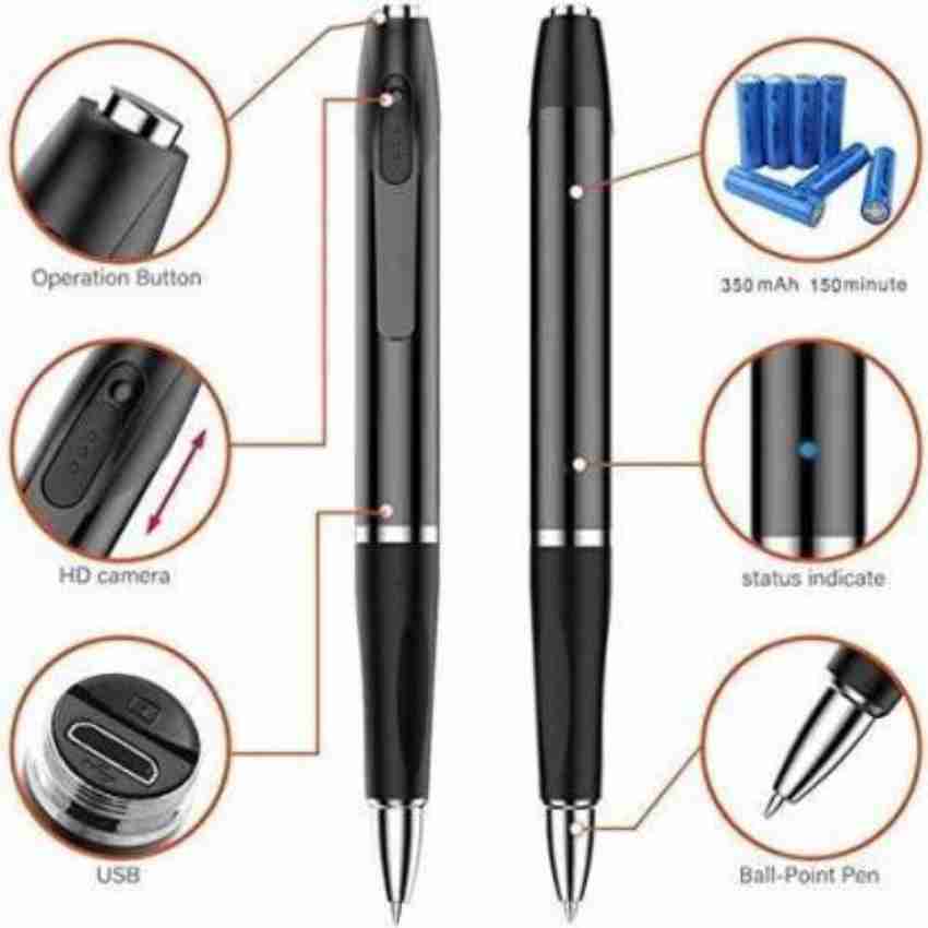 Night vision top spy camera pen