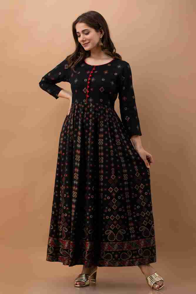 Purshottam Wala Women Self Design Anarkali Kurta Buy Purshottam