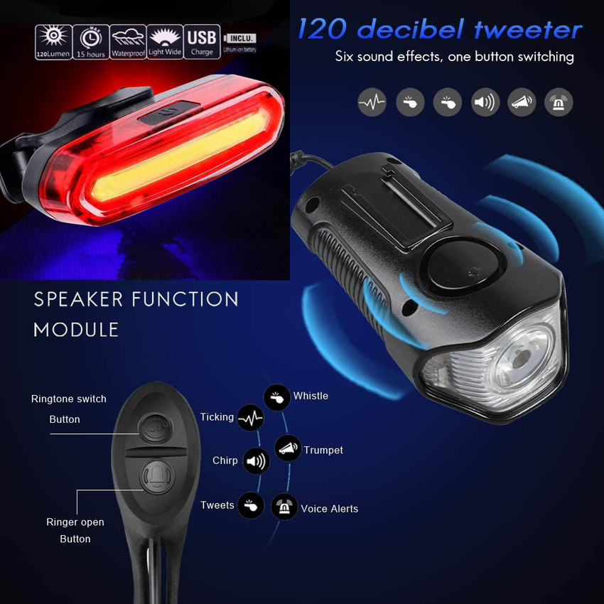 Usb sales bike headlight