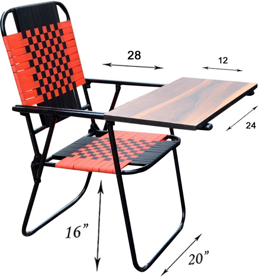 Study chair for students with plank outlet