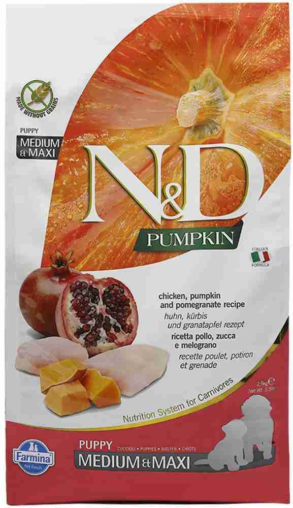 Farmina N D Pumpkin Chicken Pomegranate Grain Free Dry Puppy